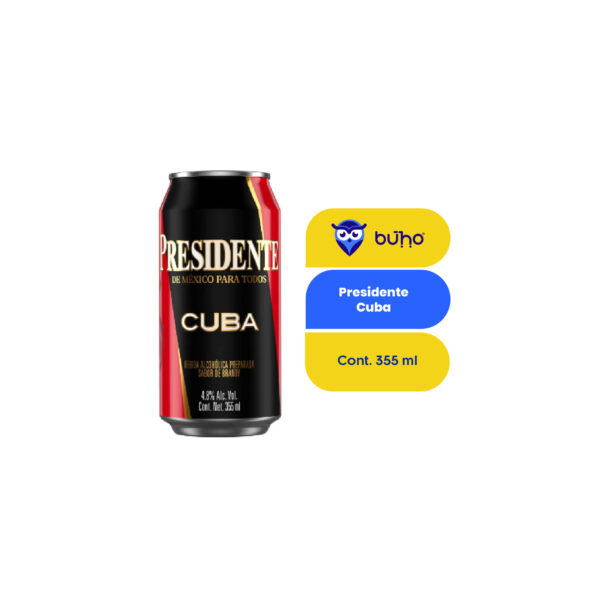 Presidente cuba 355 ml