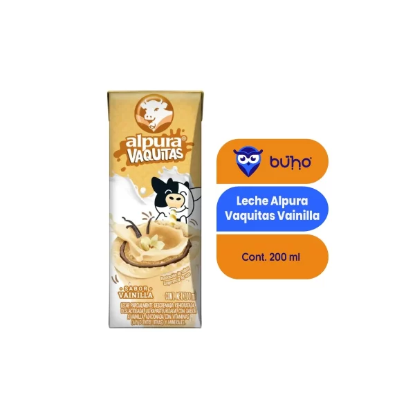 Leche Alpura 200 ml vainilla (vaquitas)