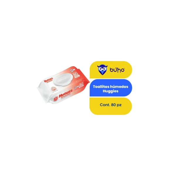 Toallitas Húmedas Huggies 80 pzas